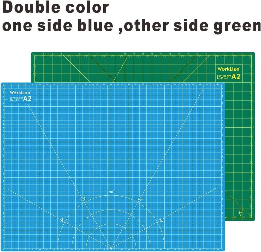 Versatile 18''x24'' Double-Sided Crafting Mat - Eco-Friendly & Scratch Resistant
