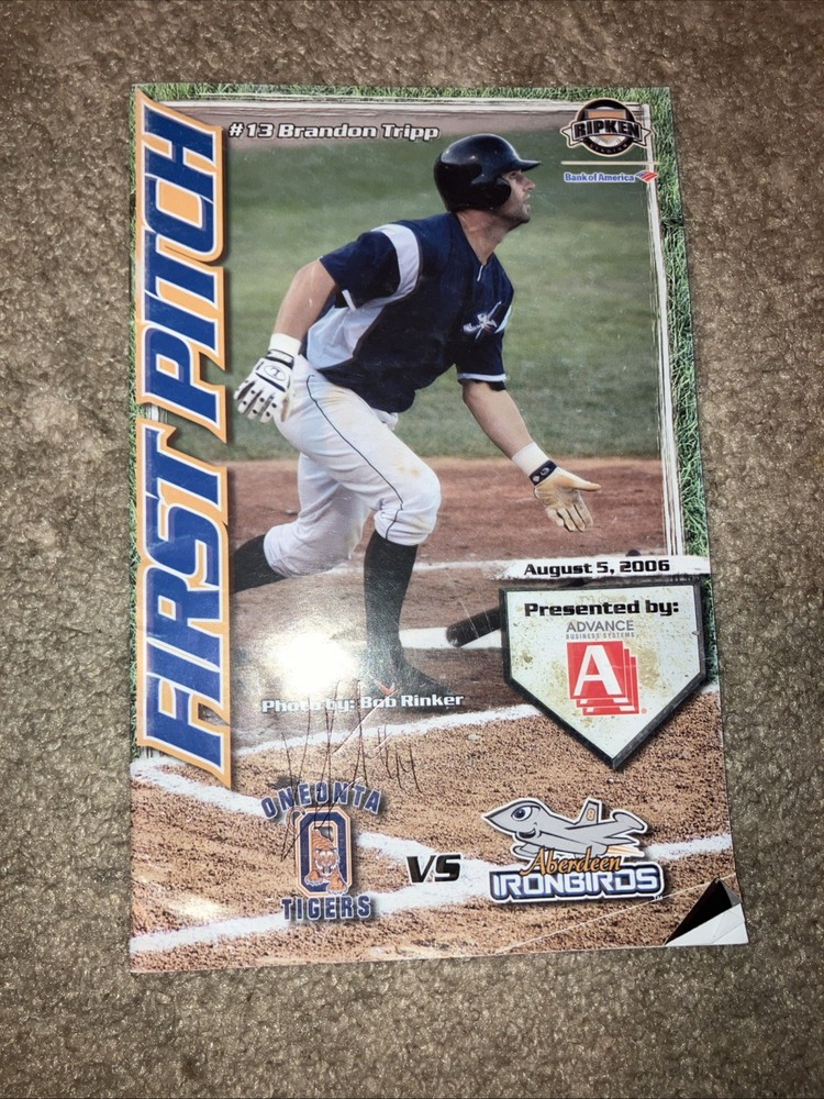 "First Pitch" Aberdeen Ironbirds Game Programs  8/5/2006
