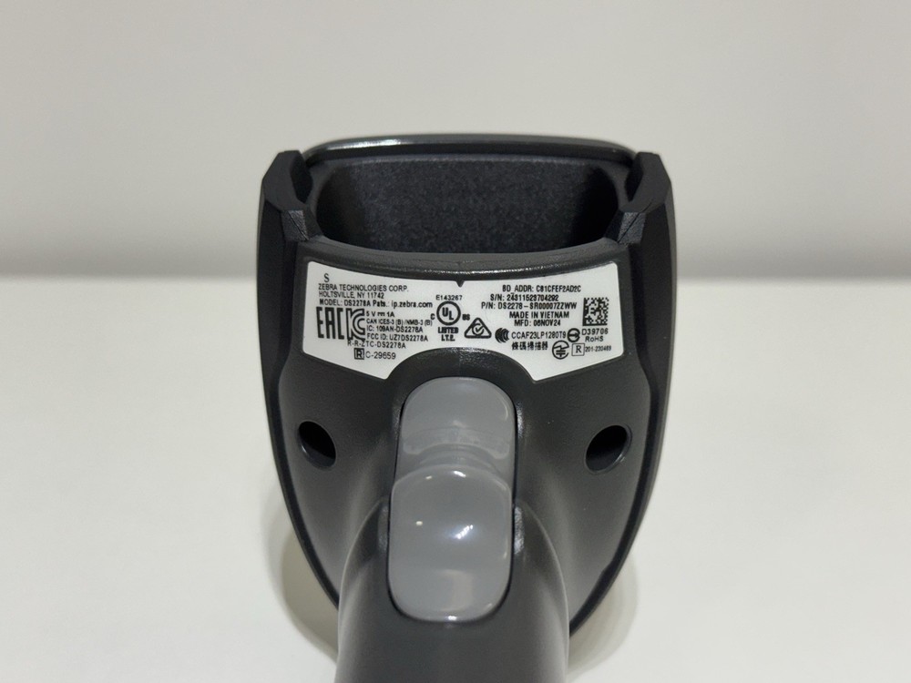 Zebra Symbol DS2278 Wireless Barcode Scanner 1D/2D Reader Handheld- SCANNER ONLY