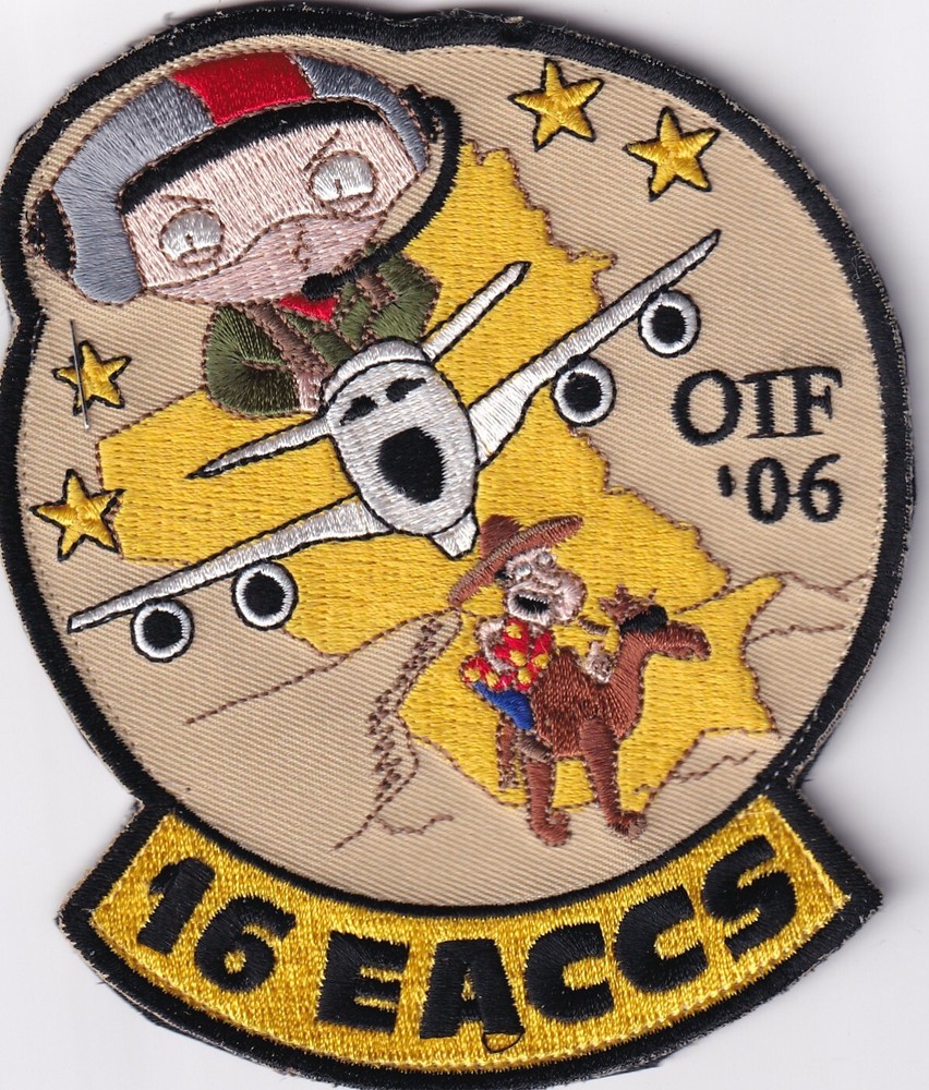 16 EACCS OIF 06 American Dad patch USAF US Air Force