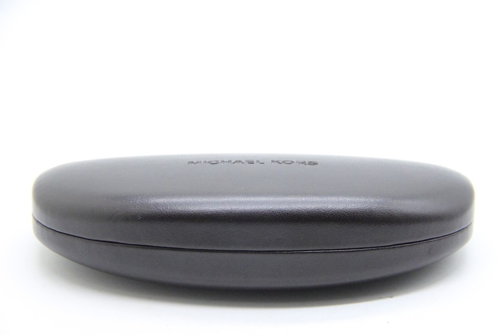 NEW MICHAEL KORS DARK BROWN AUTHENTIC EYEGLASSES CLAMSHELL CASE ONLY