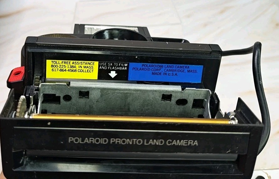 Polaroid Sonar One Step Land Instant Camera w/ S-70 Flash