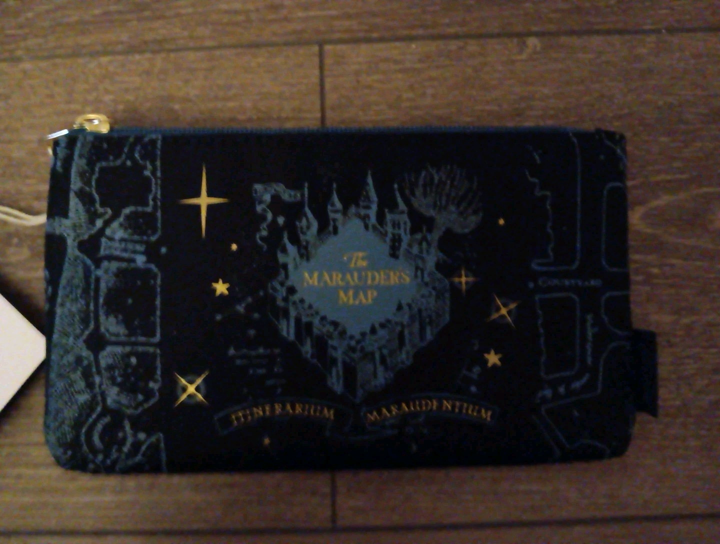 NEW Loungefly Harry Potter Marauders Map Zip Pouch Cosmetic/Coin Bag/Case/Wallet
