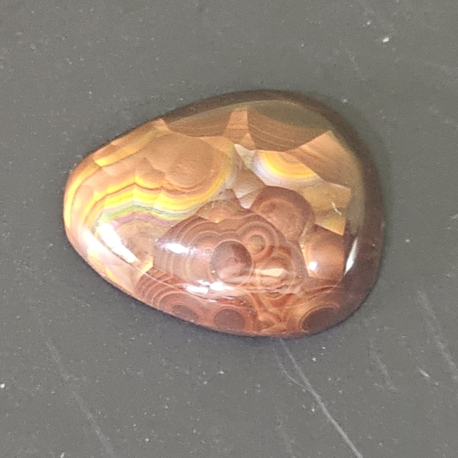 Fire Agate Pair With Wild Colors and Stunning Pattetns 25 CT Combined