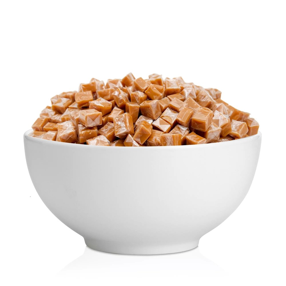 Caramel Cubes Candy 2 Pounds, Individually Wrapped, Bulk Pack (about 150 Count)