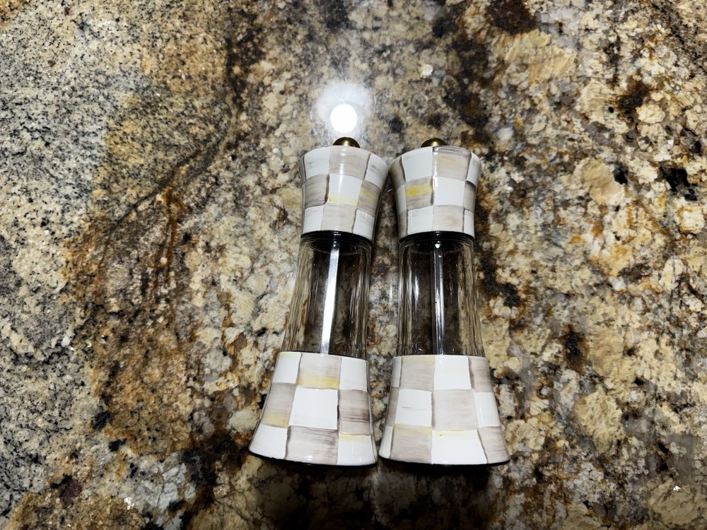 mackenzie childs mocha check Grinder