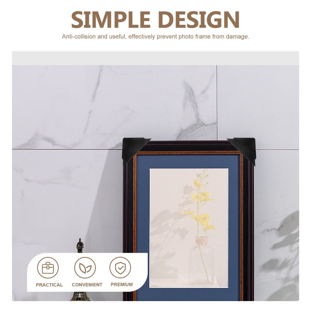 100 Pcs Small Corner Protector Protective Edges Plastic Packing Protectors