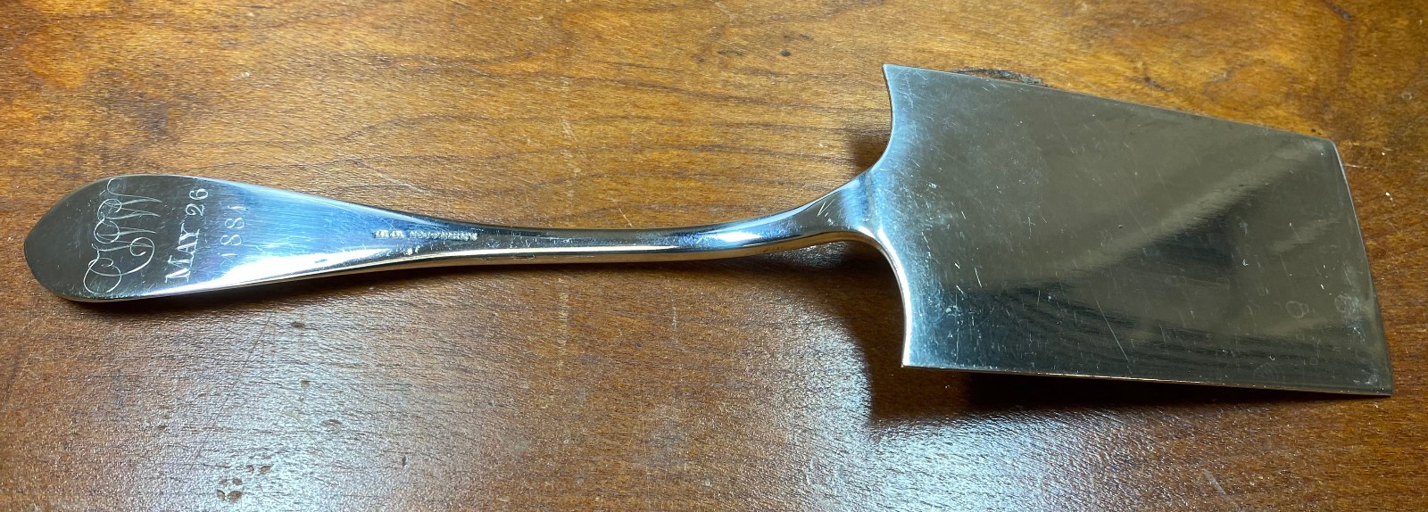 S Kirk & Son Early Coin Silver Cake Pie Dessert Fish Spatula Server Lifter 10/15