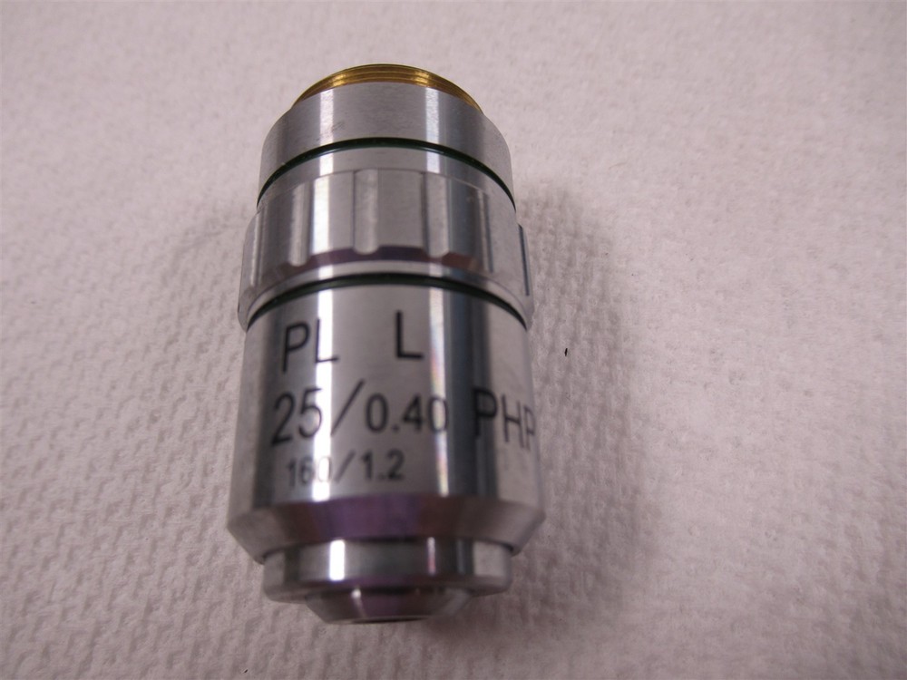 Jenco Inverted Compound Microscope Objective Lens PL L 25x PHP2 160mm 0.40