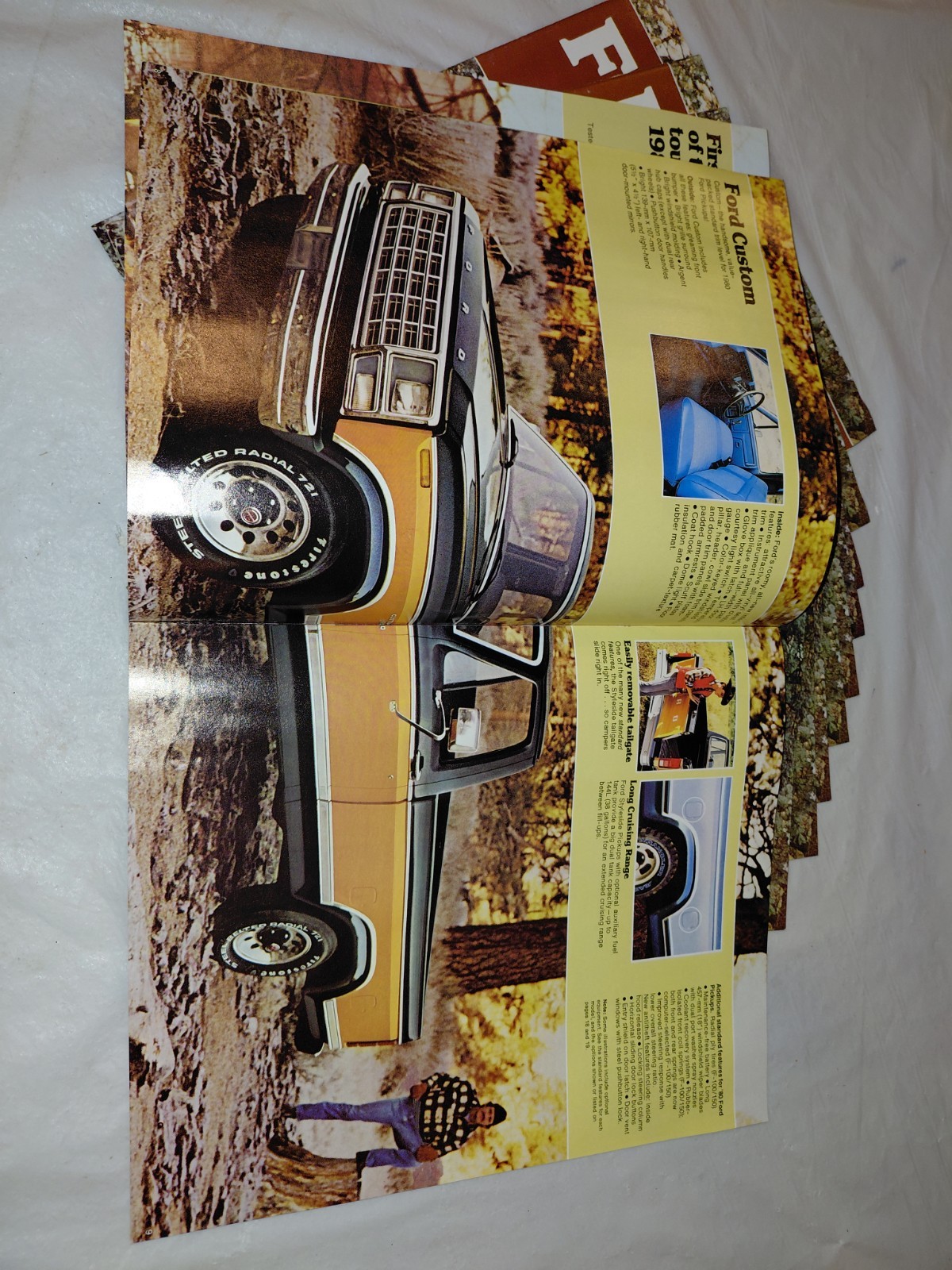 Lot Of 10 Vintage 1980 Ford Pickup Sales Brochures - New Old Stock