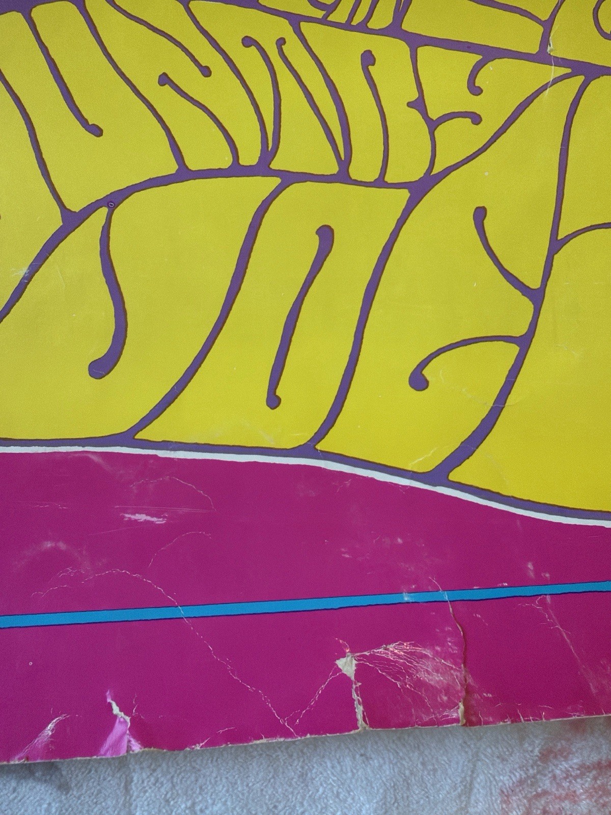 1967 Joint Show Exhibition Wes Wilson Psychedelic Poster San Francisco