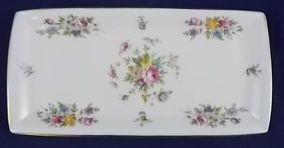 Minton Marlow Large Sandwich Tray Wreath Backstamp