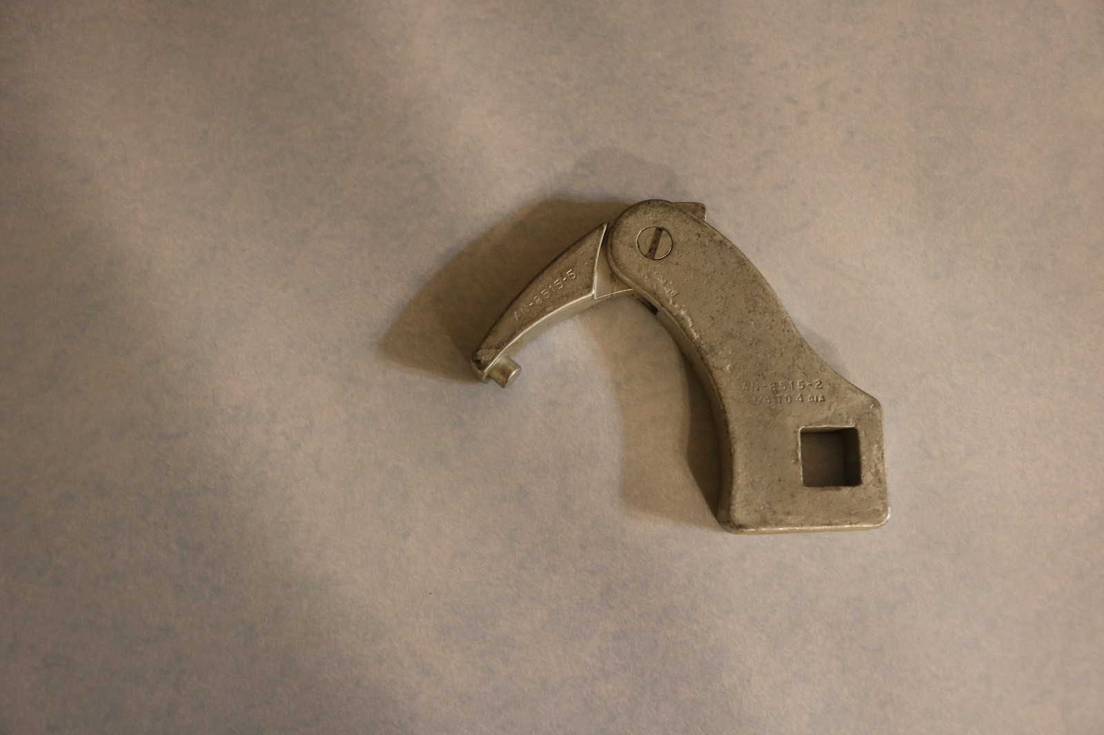 WWII USAAF spanner wrench AN 8515-5 coil over 1/2 inch drive 3/16 inch dowel NOS