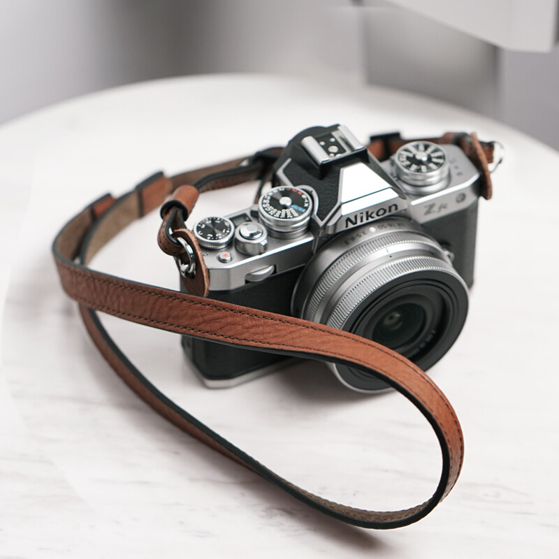 Genuine Real Leather Camera Shoulder Neck Strap for Film Mirrorless Camera