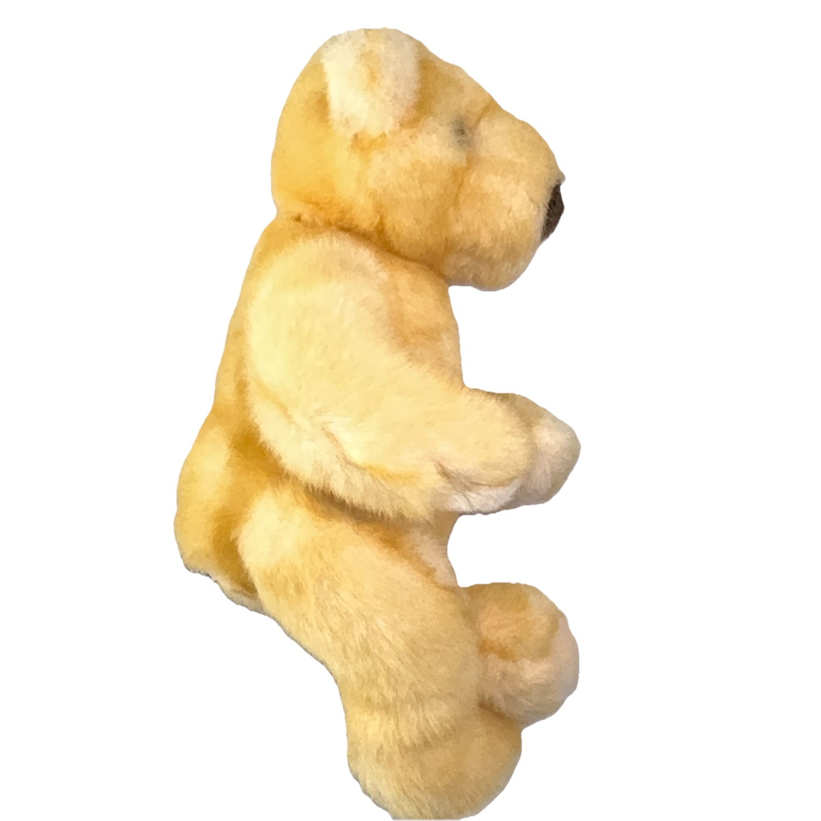 Vtg Ty 1999 Retired Plush Teddy Bear 14” Golden Stuffed Animal Toy Excellent