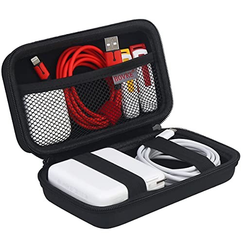Carrying Case Hard Protective Case Tech Organizer Travel Black+Inside Black