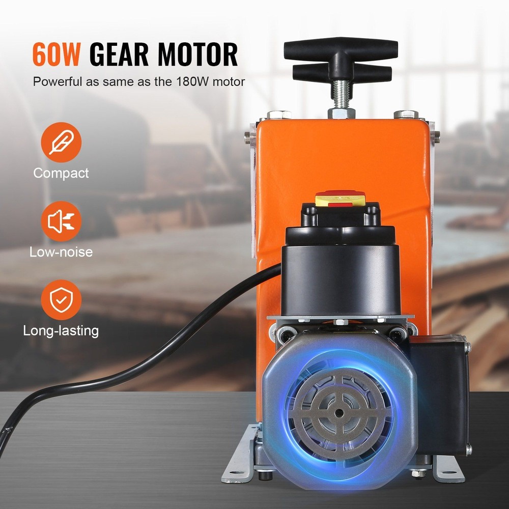 Automatic Wire Stripper 0.06"-0.98" 60W Electric Cable Peeler w/ Depth Guide