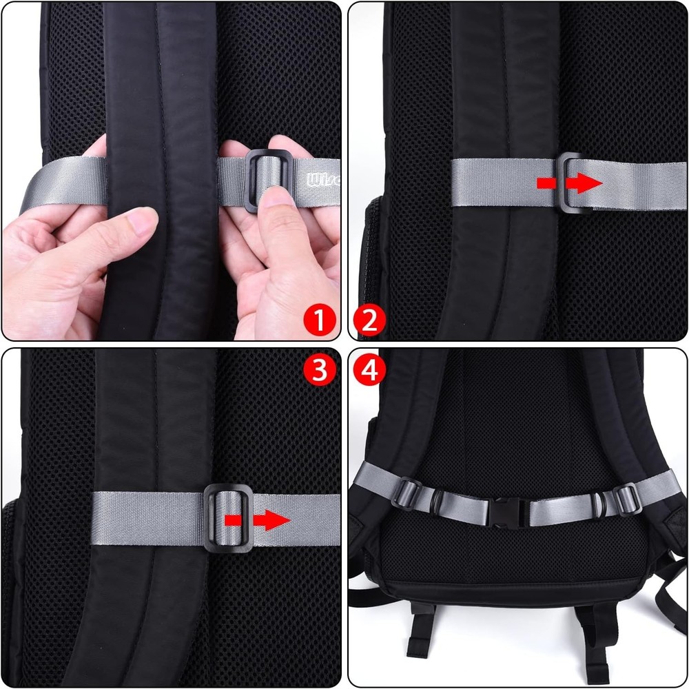 Ultimate Adjustable Chest Strap for Backpacks - Secure, Durable, and Versatile