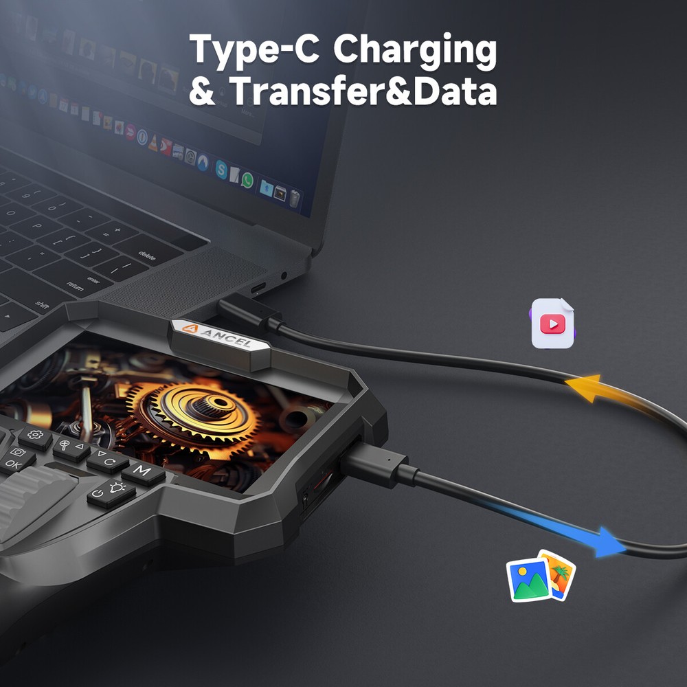 Industrial Endoscope Camera Inspection Borescope Camera Two-Way Articulating