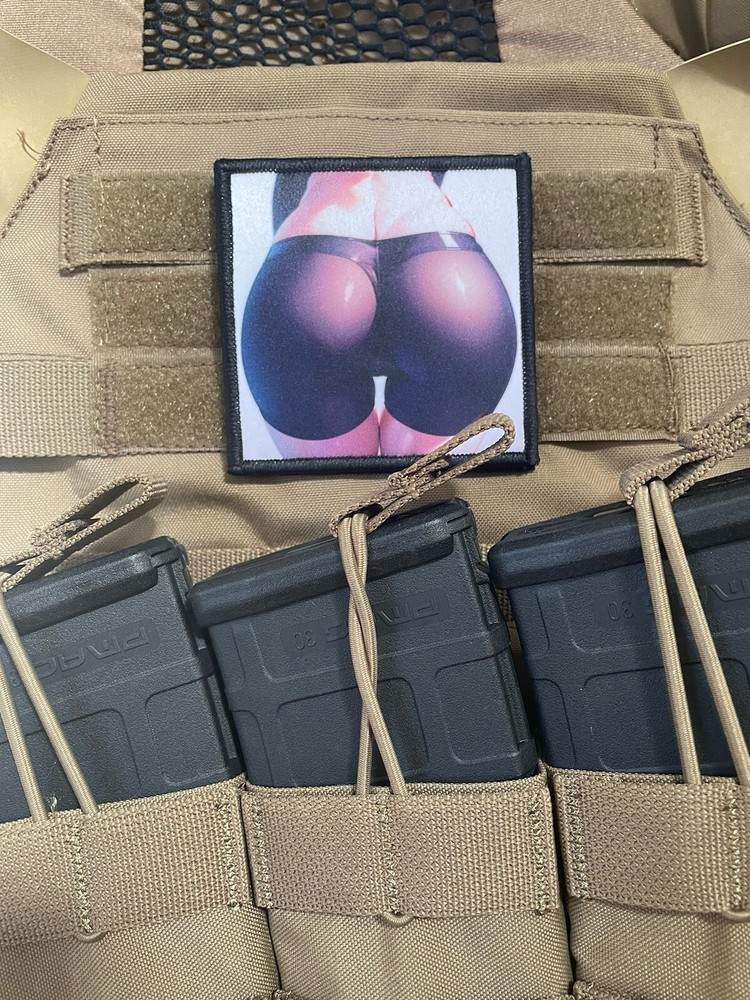 Sexy Morale Patch Tactical Hook Loop Babe Pinup Hourglass