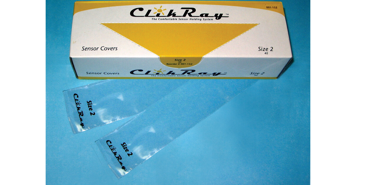 ClikRay Dental X-ray Sensor Covers Size #2    ref- 001-152     500/BX