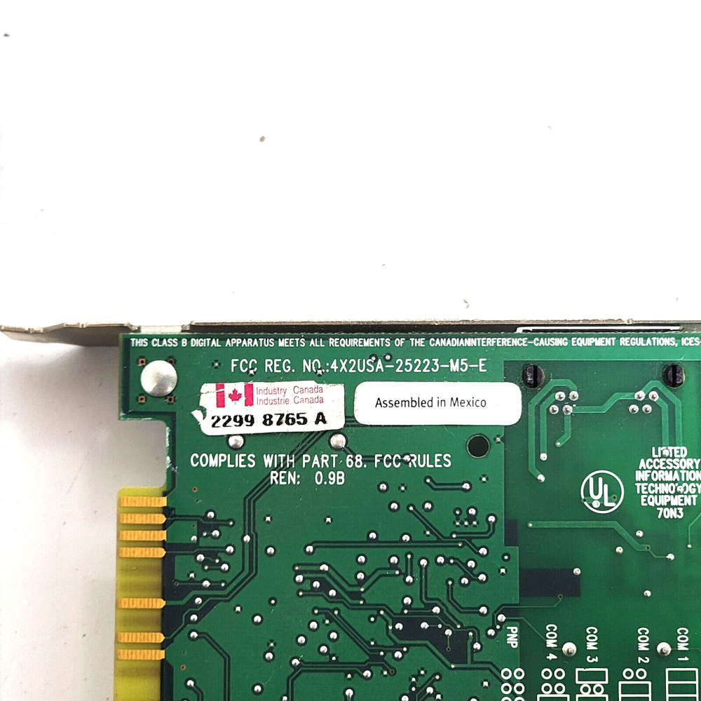 USRobotics 4X2USA-25223-M5-E Modem PCB Card USED.