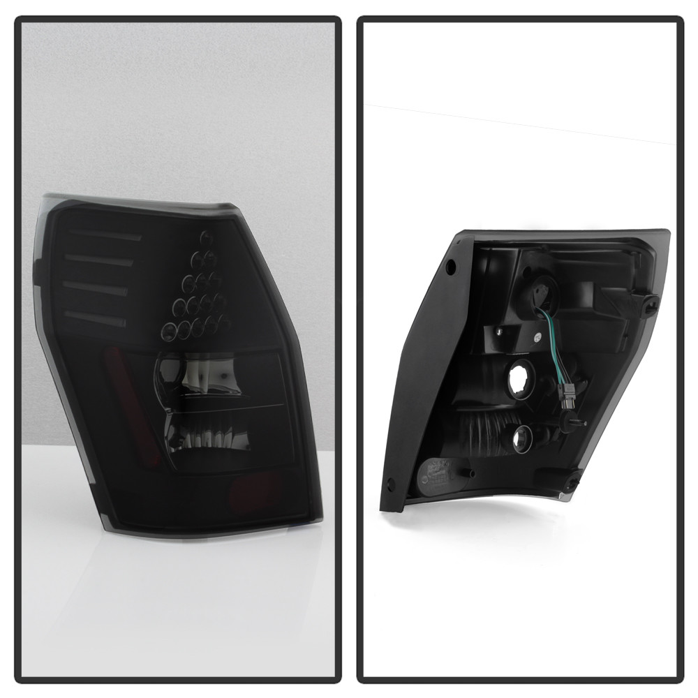Black Smoked 2005-2008 Dodge Magnum LED Tail Lights Brake Lamps 05-08 Left+Right