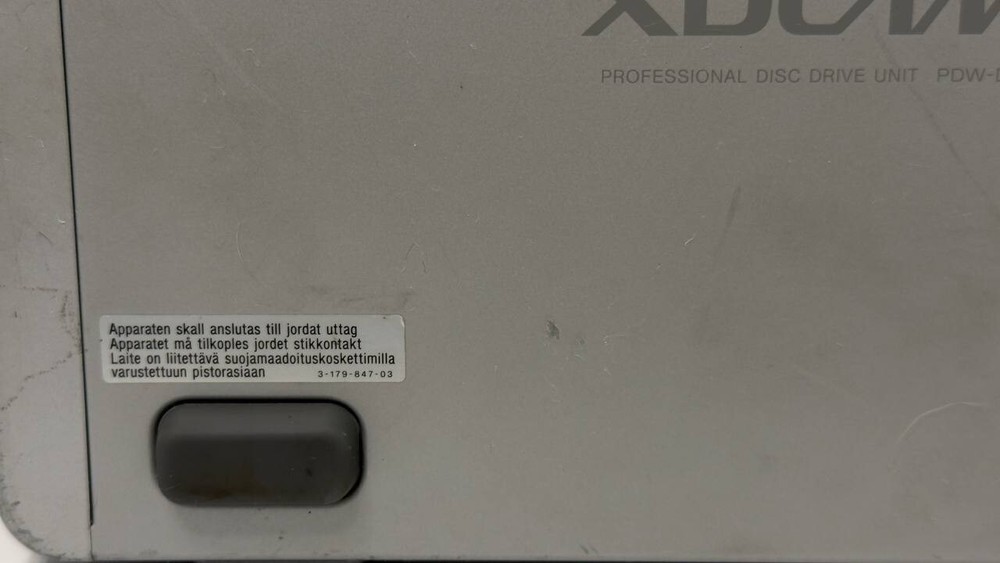 SONY Professional Disk Drive Unit PDW-D1