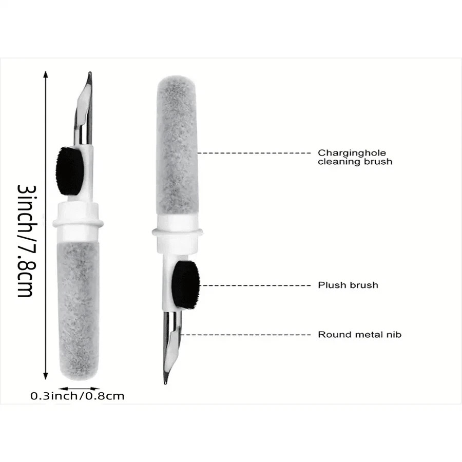 2-In-1 Cleaner Kit for Airpod iPhone Cleaning Kit Multi-Function Airpod Cleaner