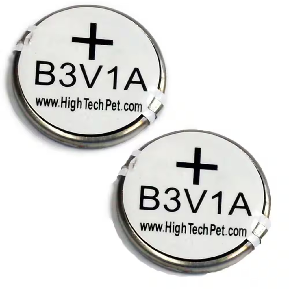 High Tech Pet Battery 2 Pack B-3V1A for MS-4 MS-5 Ultrasonic Pet Collar