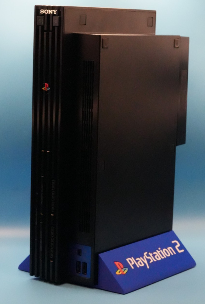 PlayStation 2 Fat vertical stand 3D Printed