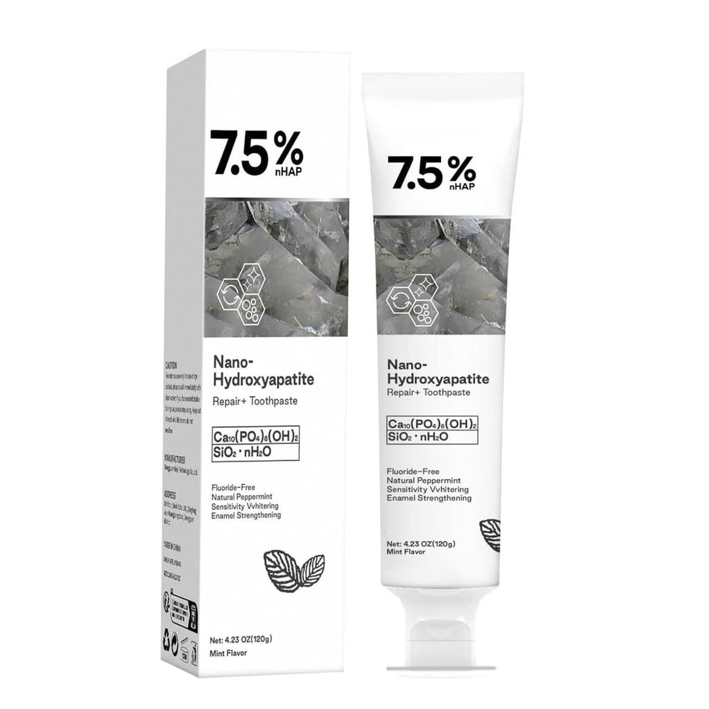 7.5% Hap Nano-Hydroxyapatite Toothpaste Remove Deep Clean For Sensitive Teeth~