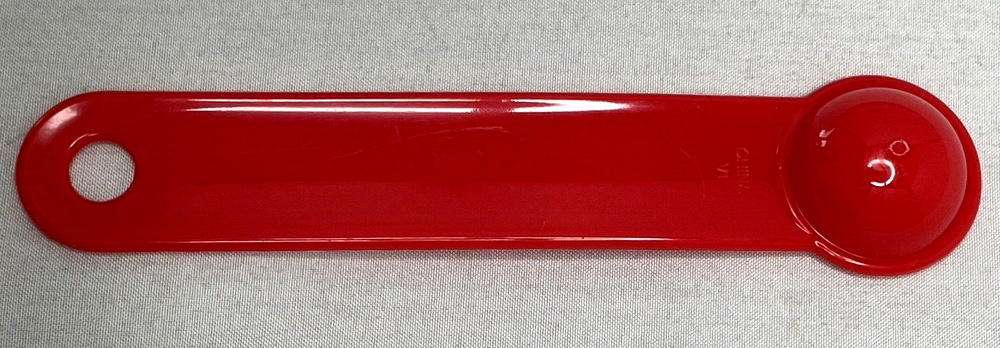 1/2 TSP Red Plastic *McCormick* Measuring Spoon Replacement EUC!