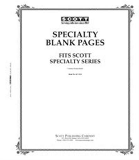 Scott Blank Pages Border A Specialty Series ACC110 New Pack Of 20 Sheets