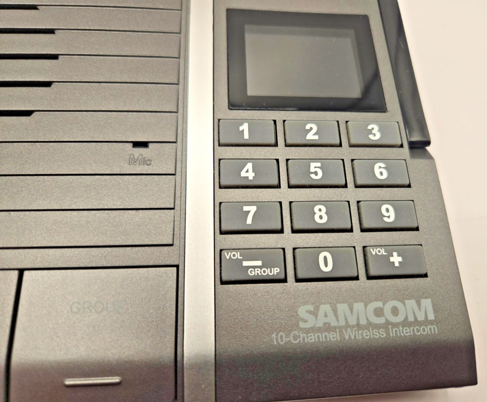 Samcom 10 Channel Wireless Intercom System FTAN10A tested CLEAN