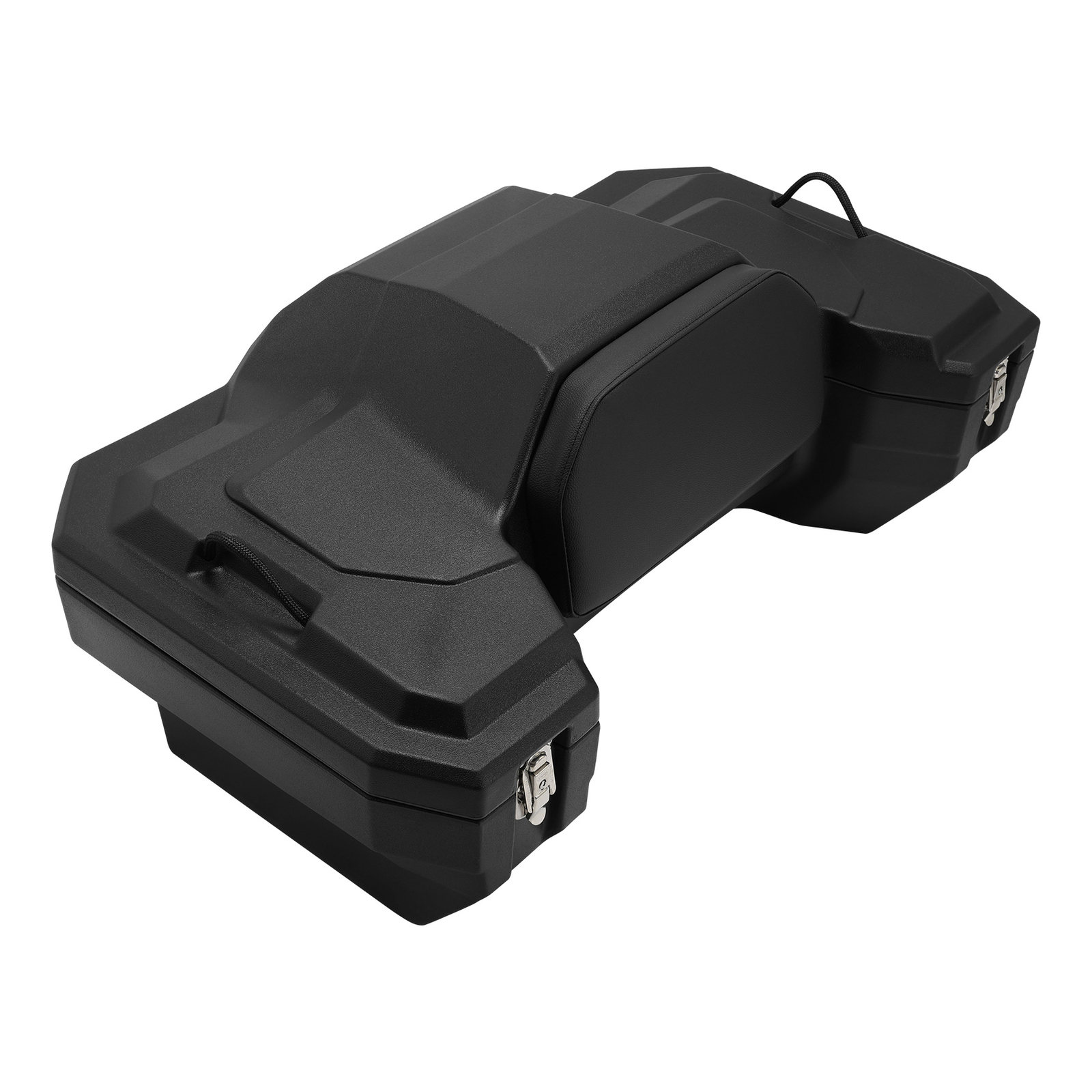 82L ATV Rear Seat Cargo Storage Helmet Trunk Box Luggage Lounger Tour Bag Black