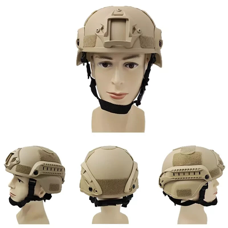 Black Tactical Helmet for Training and Airsoft