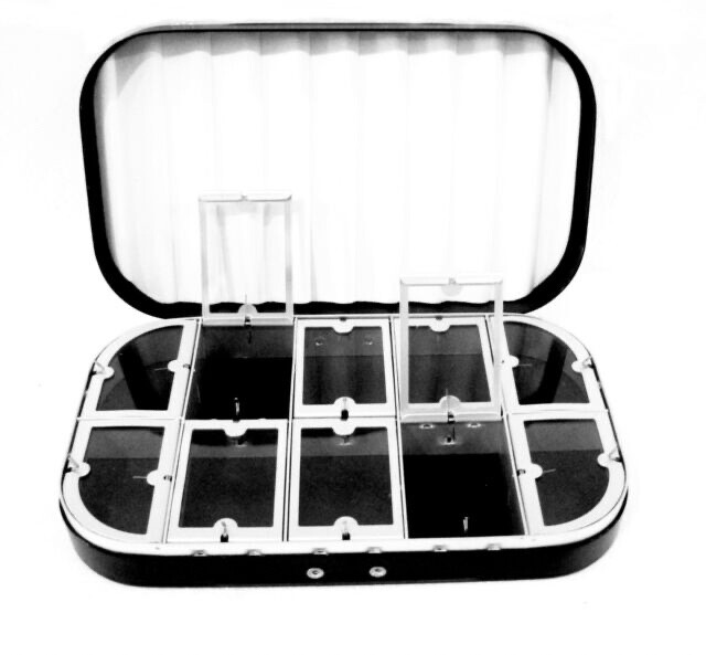 10 Window Foam inlay  Aluminum Fly Box