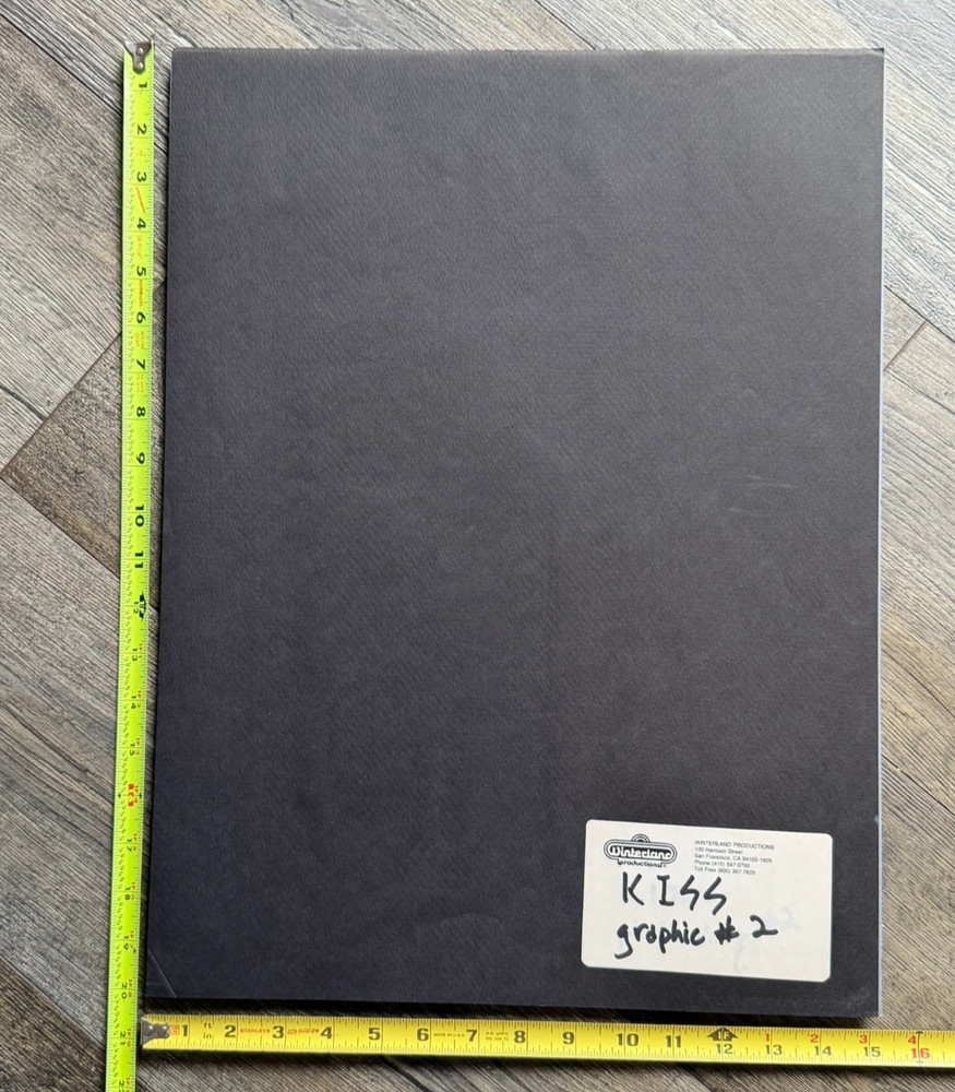 KISS Concert T-Shirt Revenge Tour Winterland Proof #2 Vintage Kiss Memorabilia