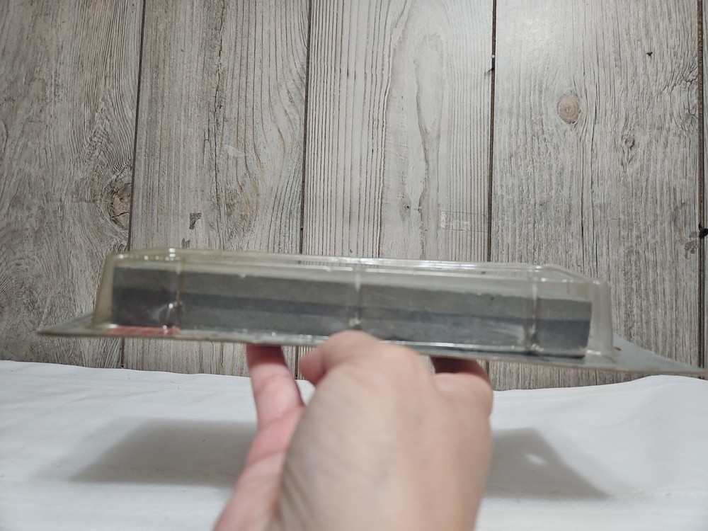 KMART Code 05-25-50 COMBINATION SHARPENING STONE, possibly 1970s, NEW, VTG