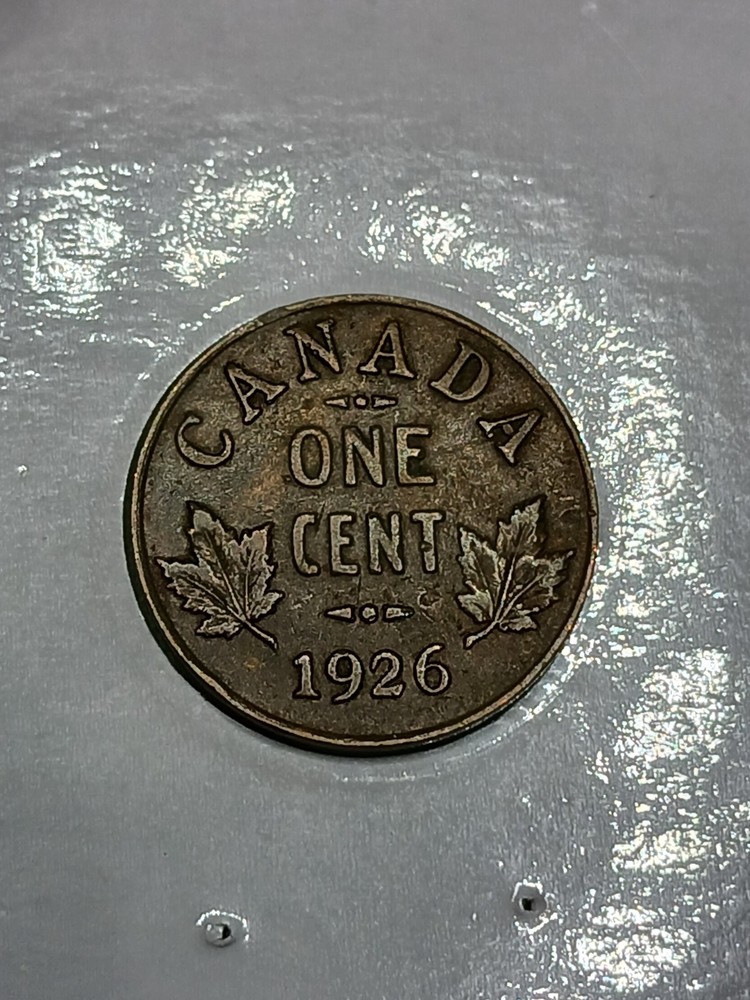 1926 George V One Cent 1c Sku 08085