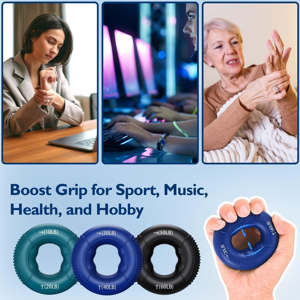 Comprehensive 9-Piece Hand Strengthening Kit - Boost Performance & Recovery
