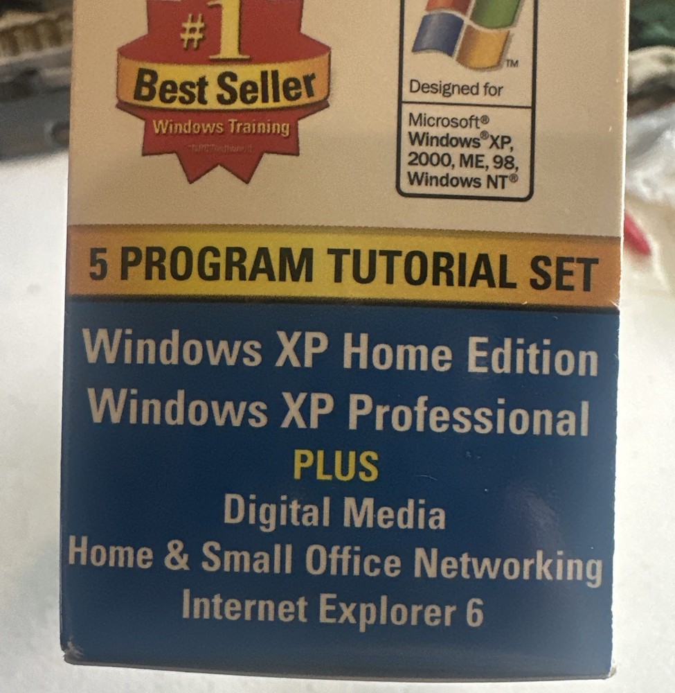 Microsoft Windows XP Professor Teaches 5 CD Program Tutorial Set 2000/ME/98/NT
