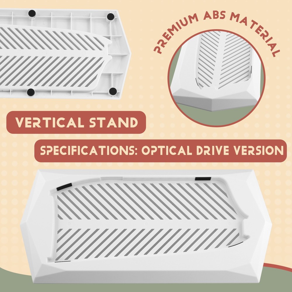 Vertical Stand for 5 Slim Optical Drive Version Console with Built-in5897