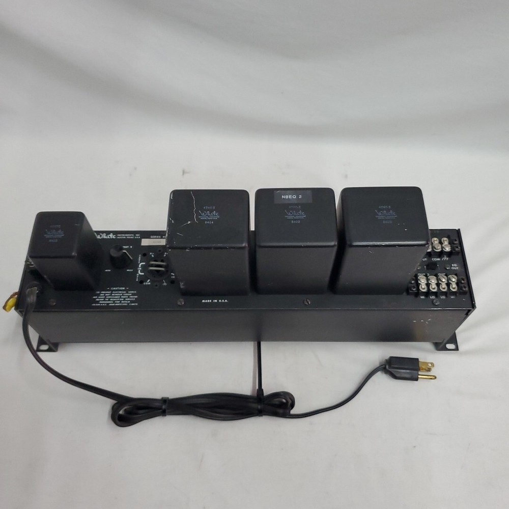White Instruments Serie 4000 Model 4240 Rack Mount Graphic Equalizer