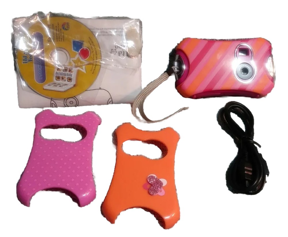 Sakar Model 27290 Cyberpix .3mp Digital Camera comes with 2 different backs