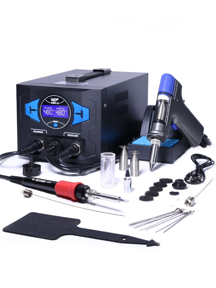 WEP 948D-III 110W Desoldering Station Soldering Iron Kit Suction Tin Gun Tool