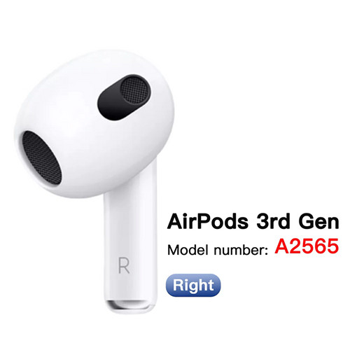 New Apple Airpods 3rd Generation RIGHT SIDE ONLY for Replacement - A2565