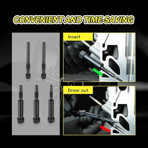 Glow Plug Removal Tool | 22-Piece High-Hardness Extraction Kit | M8 & M10
