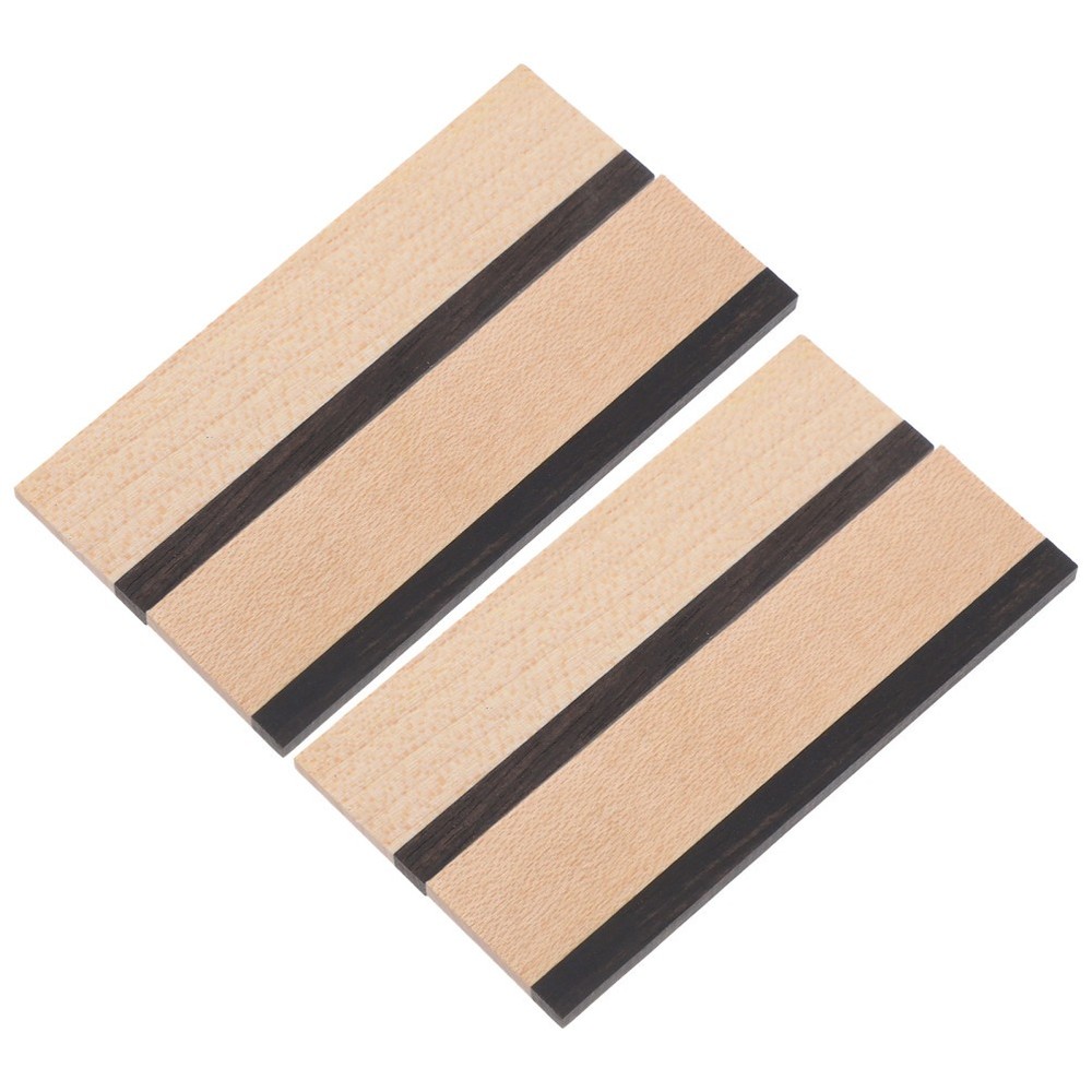 4pcs Guitar Saddle Bridge: Wood Bridge Saddle Replacement For Dobro Folk